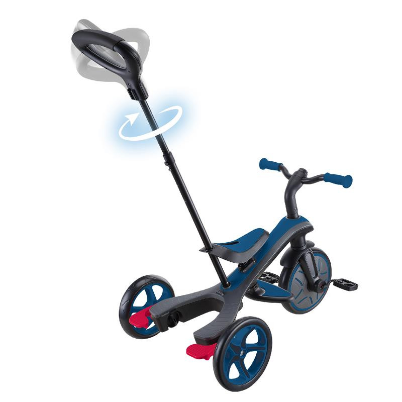 Велосипед дитячий EXPLORER TRIKE 4в1 DELUXE PLAY GLOBBER 634-100 синій, до 20кг