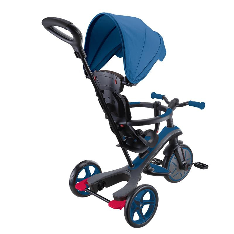 Велосипед дитячий EXPLORER TRIKE 4в1 DELUXE PLAY GLOBBER 634-100 синій, до 20кг