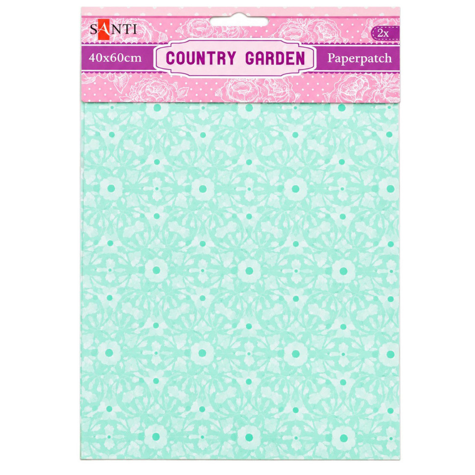 Бумага для декупажа Santi PAPERPATCH-40х60 дизайн в ассортименте, 40х60 см, 2 листа