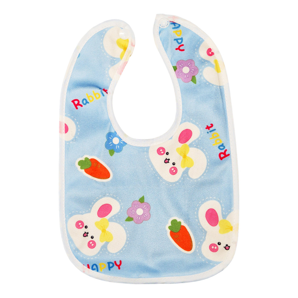 Дитячий слинявчик тканинний Mega Zayka MGZ-0600-10 на кнопці