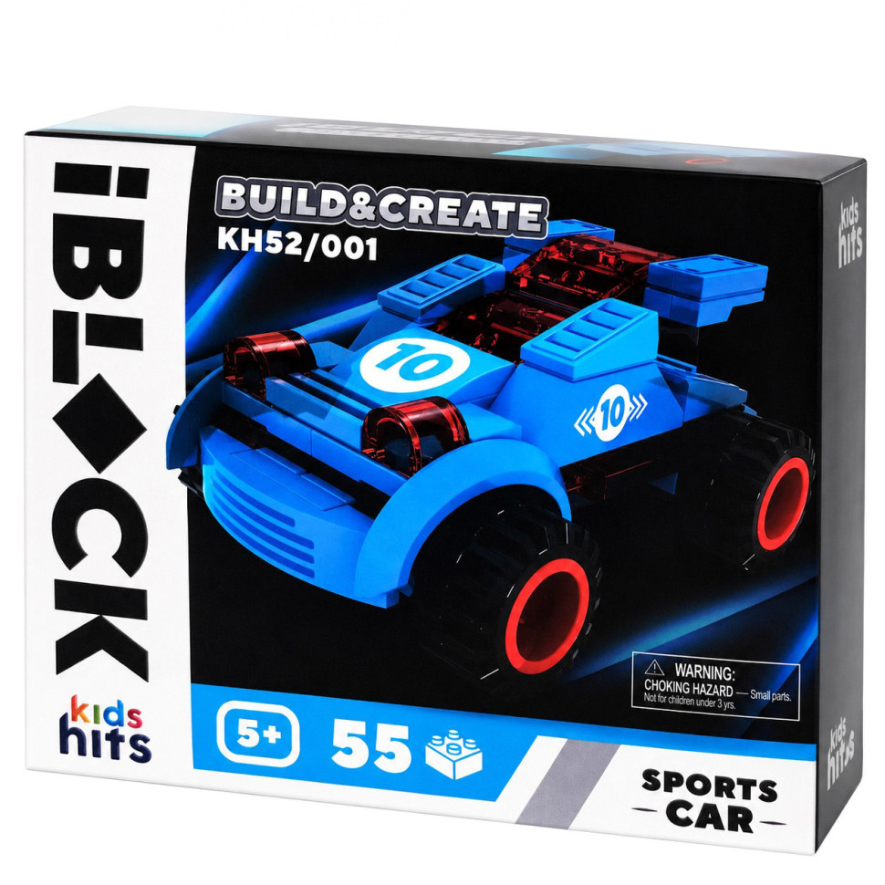 Дитячий конструктор IBLOCK JUNIOR Kids hits KH52/001(Blue) 55 деталей