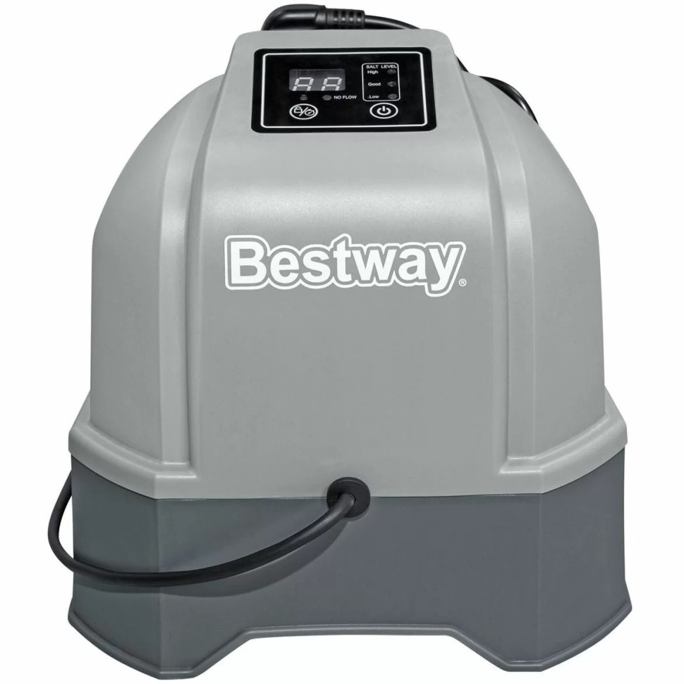 Фільтр-насос для басейнів Bestway 58775F, хлорінатор для солоної води