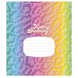Тетрадь ученическая "Crazy rainbow" Школярик 024-3217L-1 в линию, 24 листов