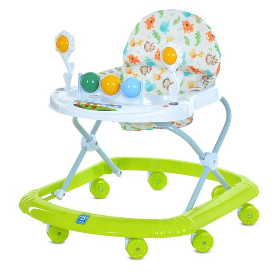 Детские Ходунки Bambi M 5033-1(Green) с музыкой, колеса 8 шт