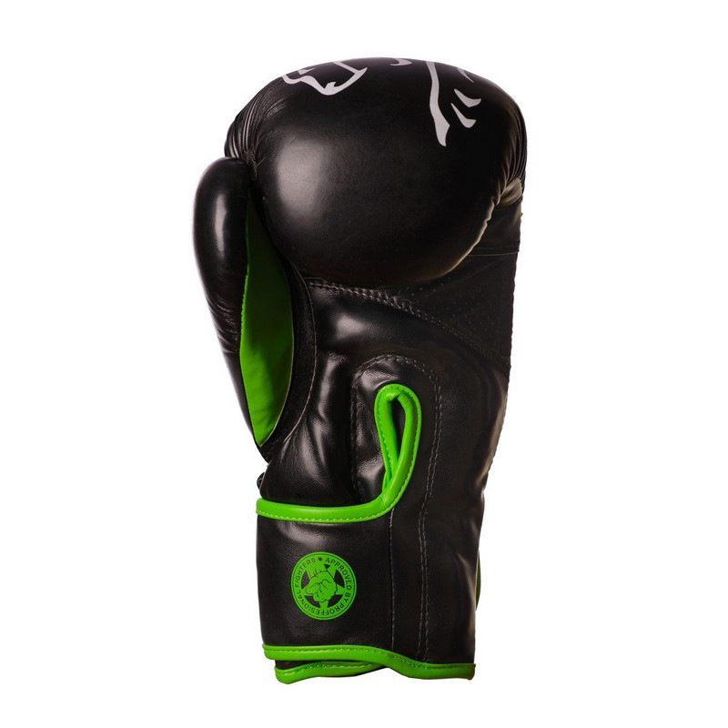Боксерские перчатки 3018 Jaguar PowerPlay PP_3018_10oz_Black/Green, Черно-Зеленые 10 унций