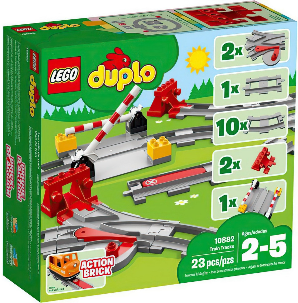 Конструктор LEGO DUPLO Рельсы 10882-