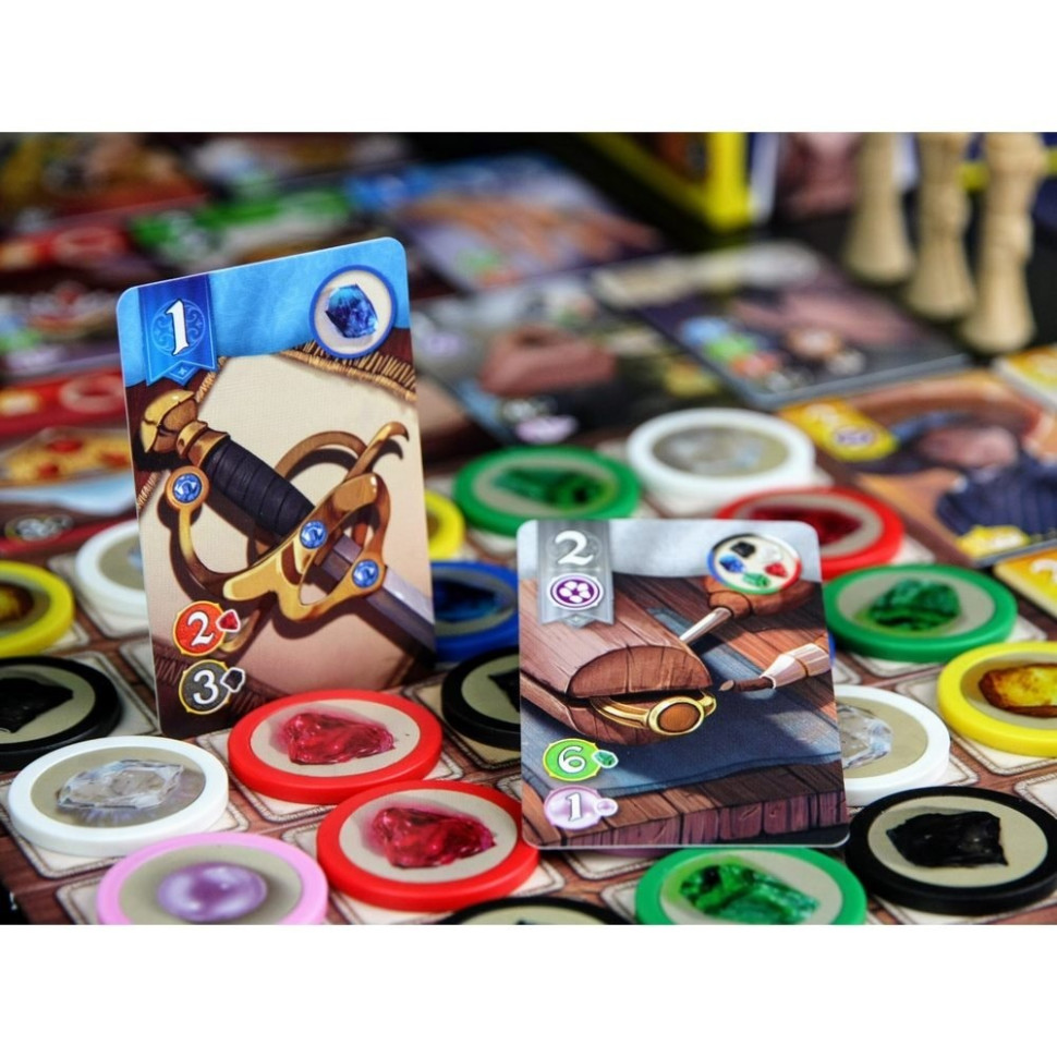 Настольная игра Роскошь-Дуэль Asmodee SCSPL2P01UA 6 плиток реки