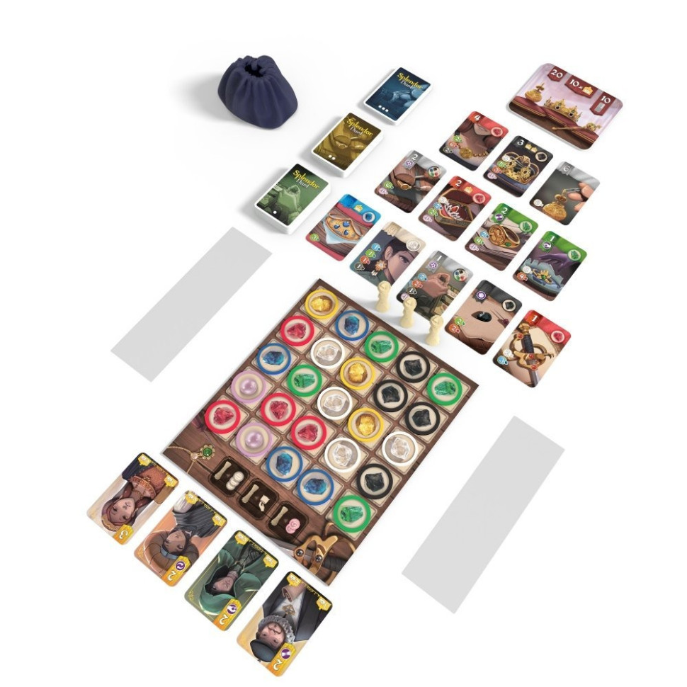 Настольная игра Роскошь-Дуэль Asmodee SCSPL2P01UA 6 плиток реки