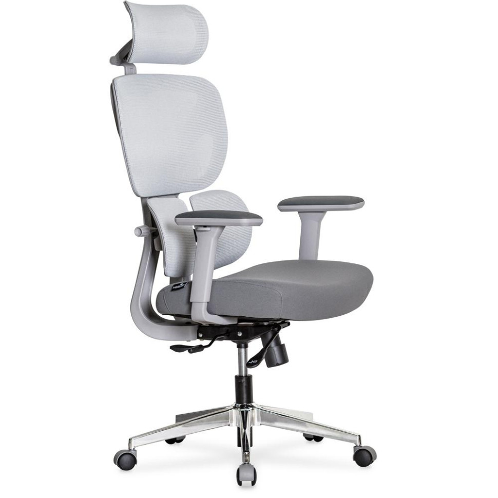 Офисное кресло D1 Duo Air Fabric Mealux HF-D1 Duo F/G, Grey 136 кг
