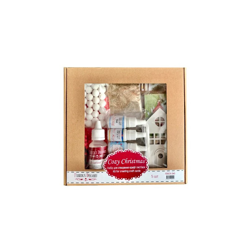 Набір для створення Різдвяних листівок 