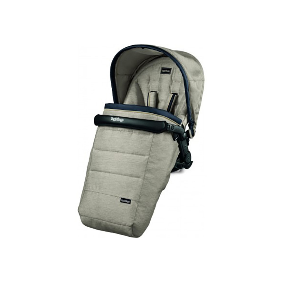 Коляска прогулянкова Book Plus Peg-Perego PACK04-00000000002 Luxe Beige, бежева, сіре шасі 