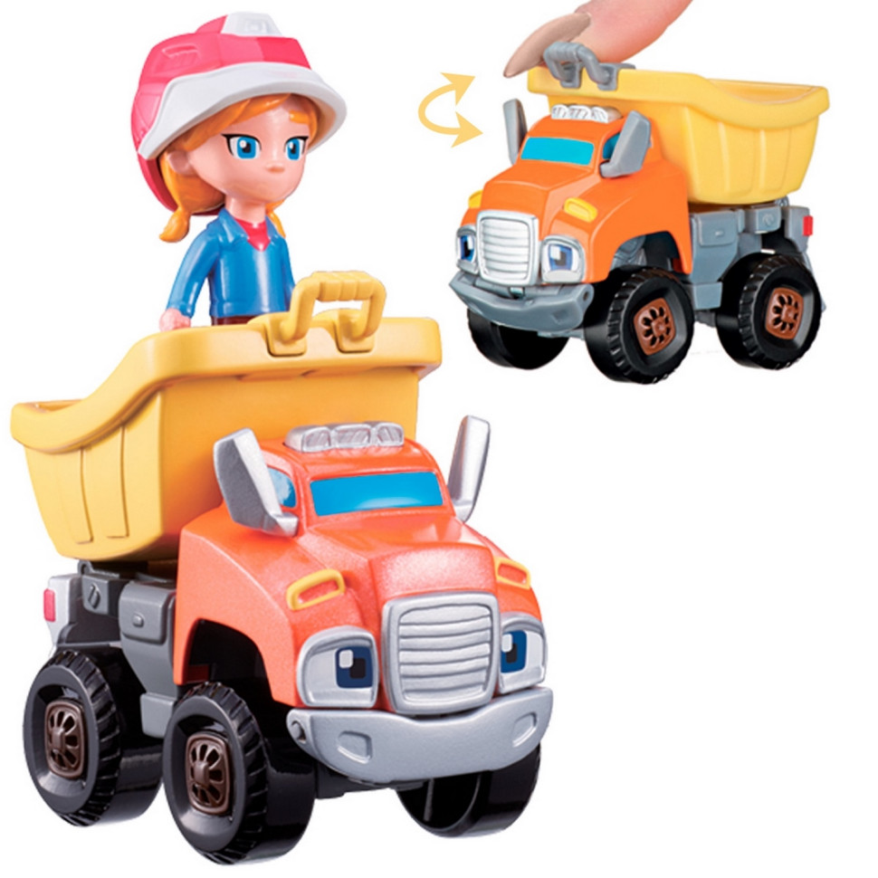 Игровой набор Rev&Roll Рев и Рамбл DieCast Лори и Типпер EU881051