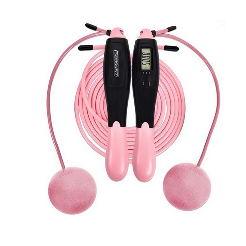 Скакалка швидкісна з лічильником TwinRope EasyFit EF-1909-BP 2,8 метра