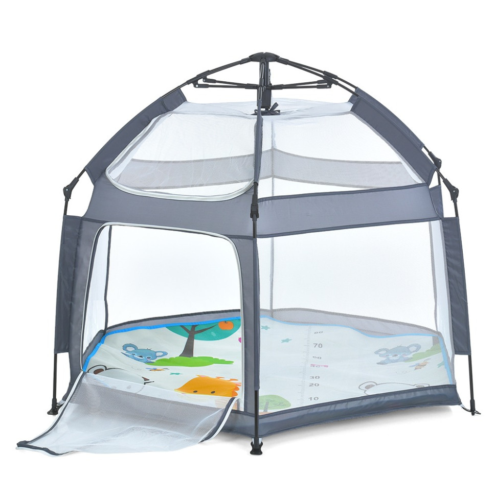 Дитячий манеж Bambi MR 1512 Silver Mist 146×127×110 см