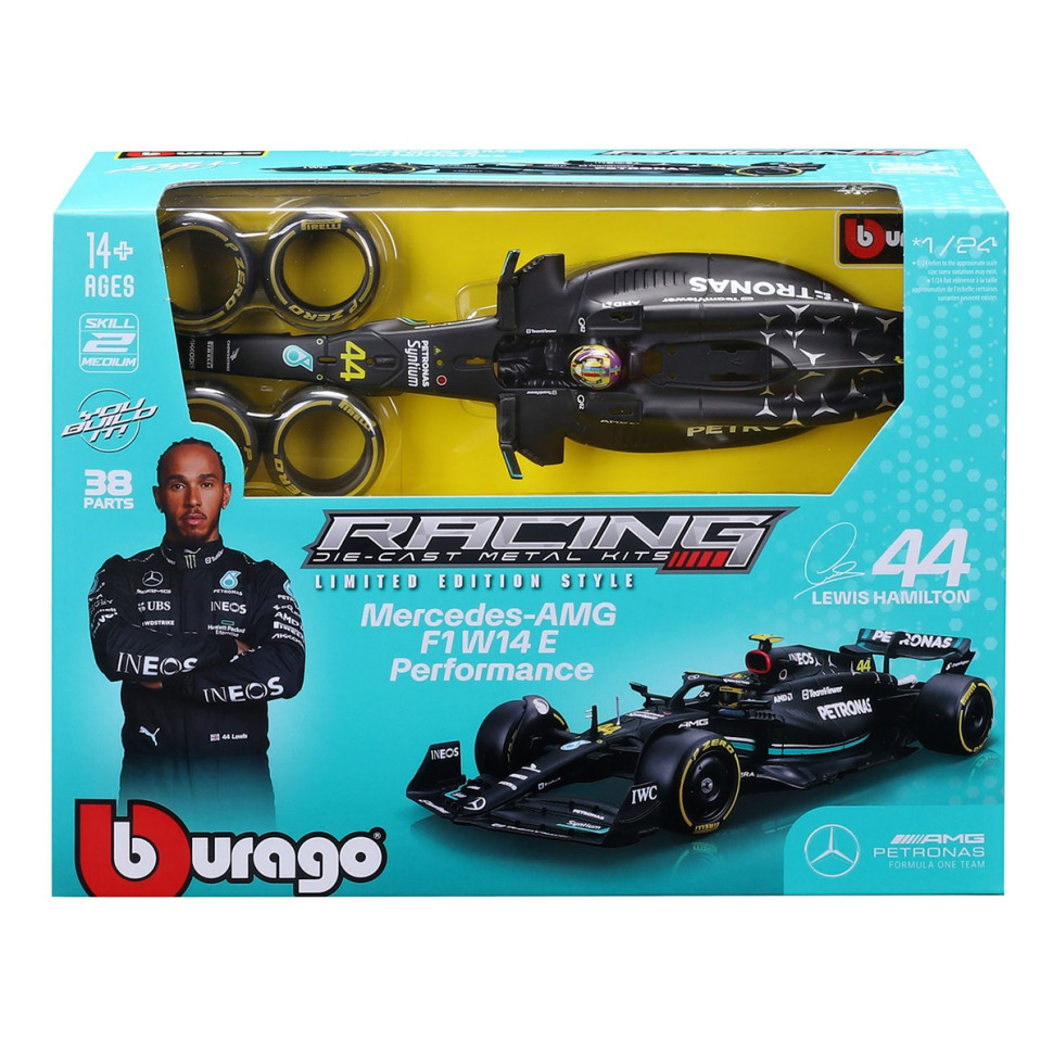 Авто-конструктор MERCEDES-AMG F1 W14 PERFORMANCE Bburago 18-28510 масштаб 1:24