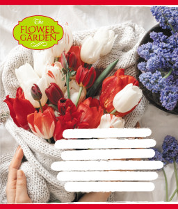 Тетрадь ученическая "The Flower Garden" Leader 024-590552K-5 в клетку, 24 листа Тетрадь ученическая "The Flower Garden" Leader 024-590552K-5 в клетку, 24 листа