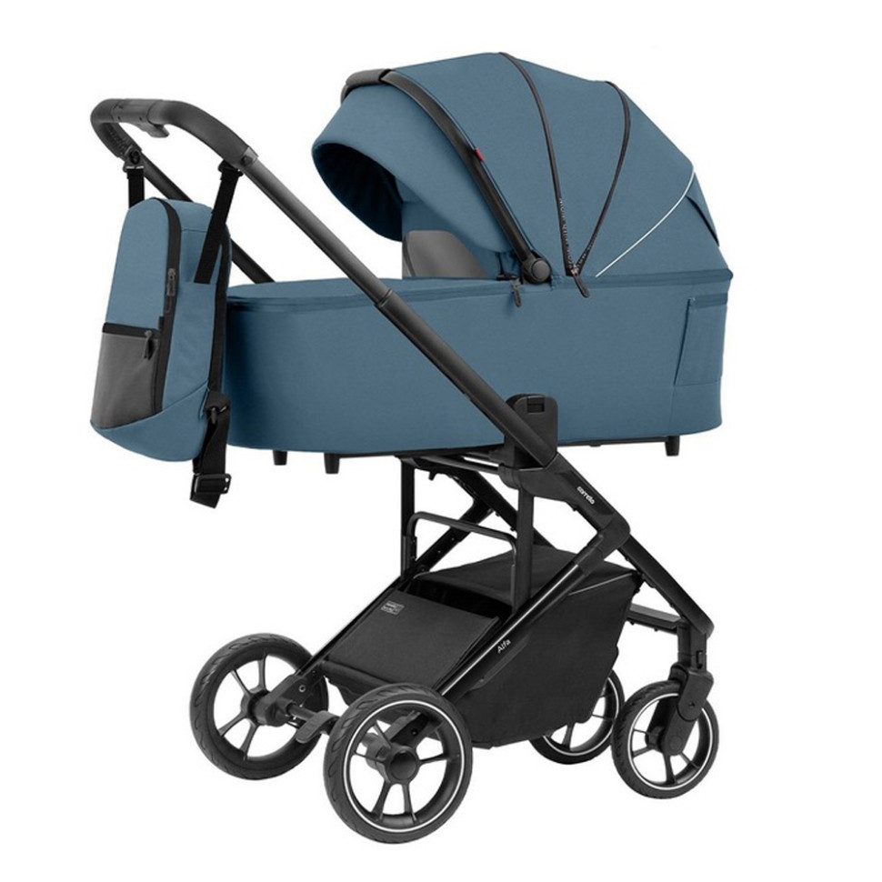 Коляска универсальная 2 в 1 Alfa+ CARRELLO CRL-6507 Indigo Blue 