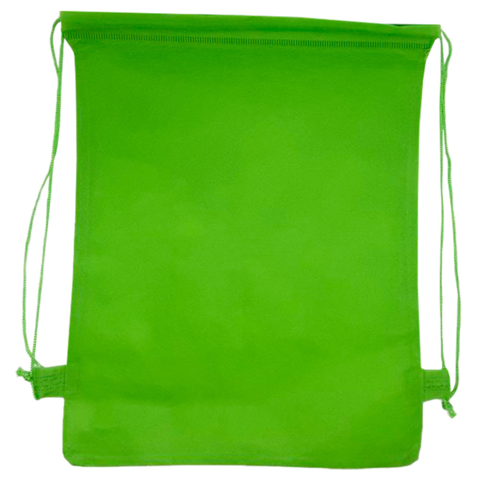 Детская сумка для обуви Bambi MK 3113(Green) на затяжке, размер 28х36 см 