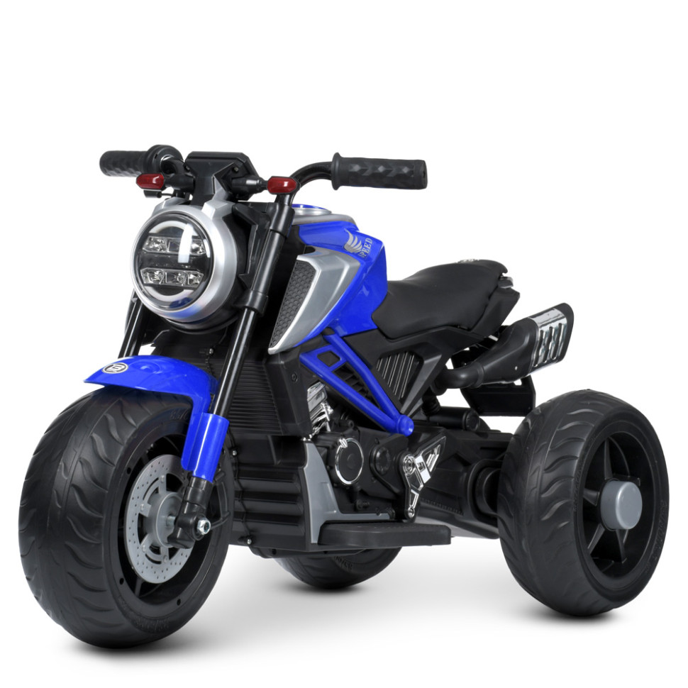 Дитячий електромобіль Мотоцикл Bambi Racer M 4828EL-4 синій по цене 5 769 грн.
