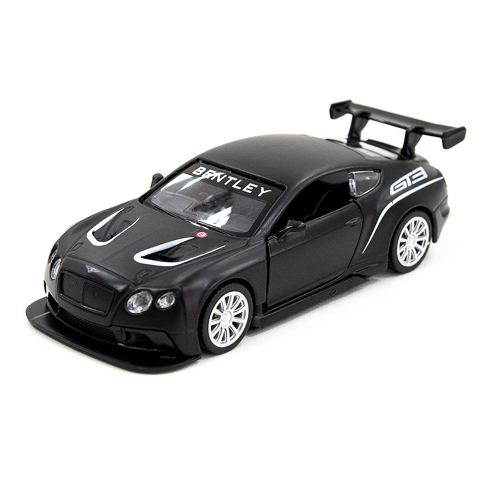 Детская автомодель BENTLEY CONTINENTAL GT3 TechnoDrive 250259 матовый черный