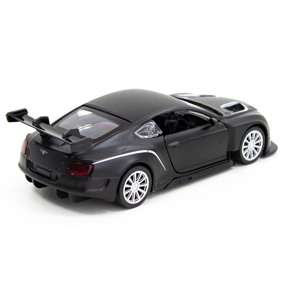 Детская автомодель BENTLEY CONTINENTAL GT3 TechnoDrive 250259 матовый черный