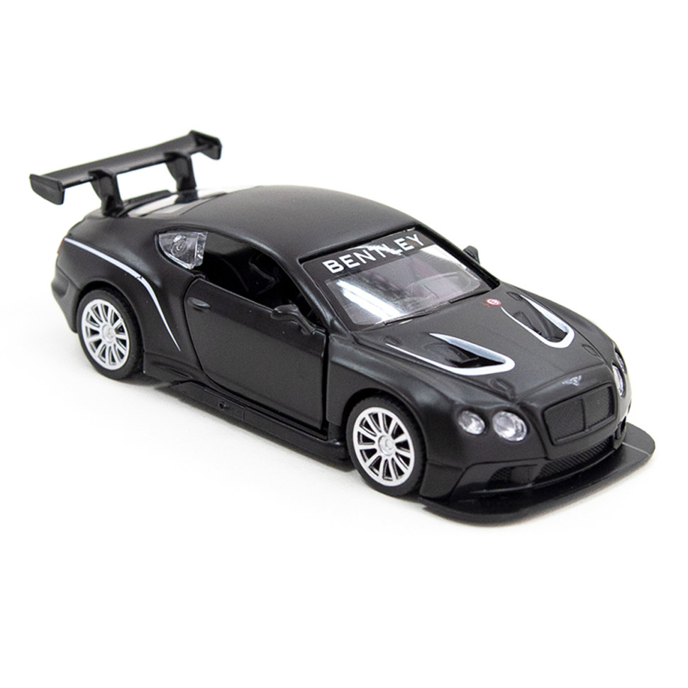 Детская автомодель BENTLEY CONTINENTAL GT3 TechnoDrive 250259 матовый черный