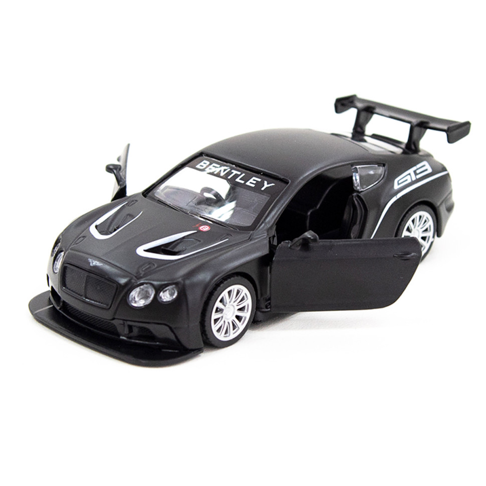 Детская автомодель BENTLEY CONTINENTAL GT3 TechnoDrive 250259 матовый черный