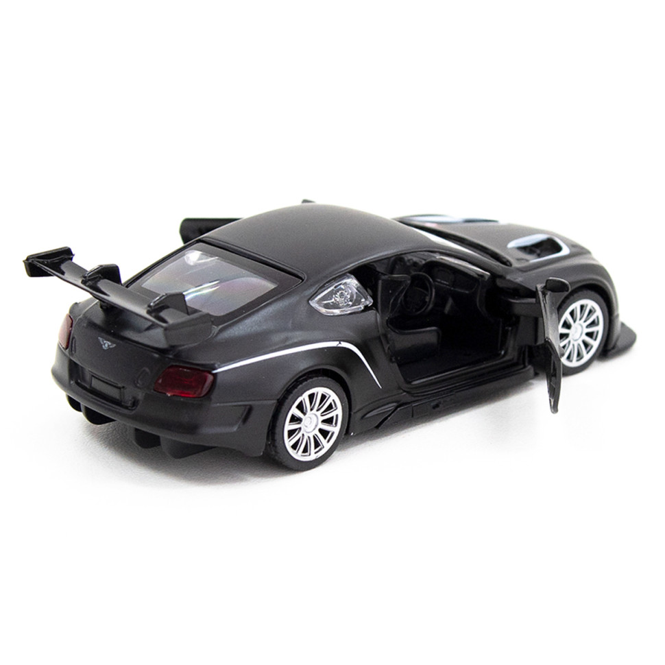 Детская автомодель BENTLEY CONTINENTAL GT3 TechnoDrive 250259 матовый черный