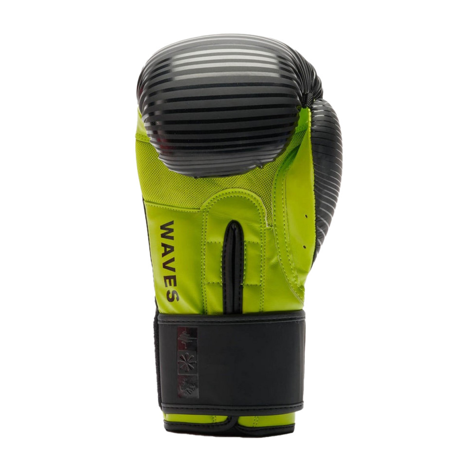 Боксерські рукавиці GN313 WAVES Leone GN313_Black_10oz 10 унцій (капа в комплекті)