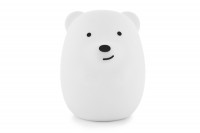 Силіконовий нічник дитячий Click Ведмідь (нічні звірята) 11 см CLK-G01201