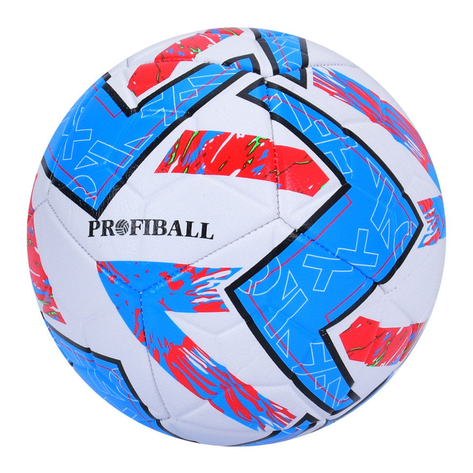 М'яч футбольний Bambi MS 4265(Blue) 21,3 см, ПВХ, розмір 5, 380-400 грам