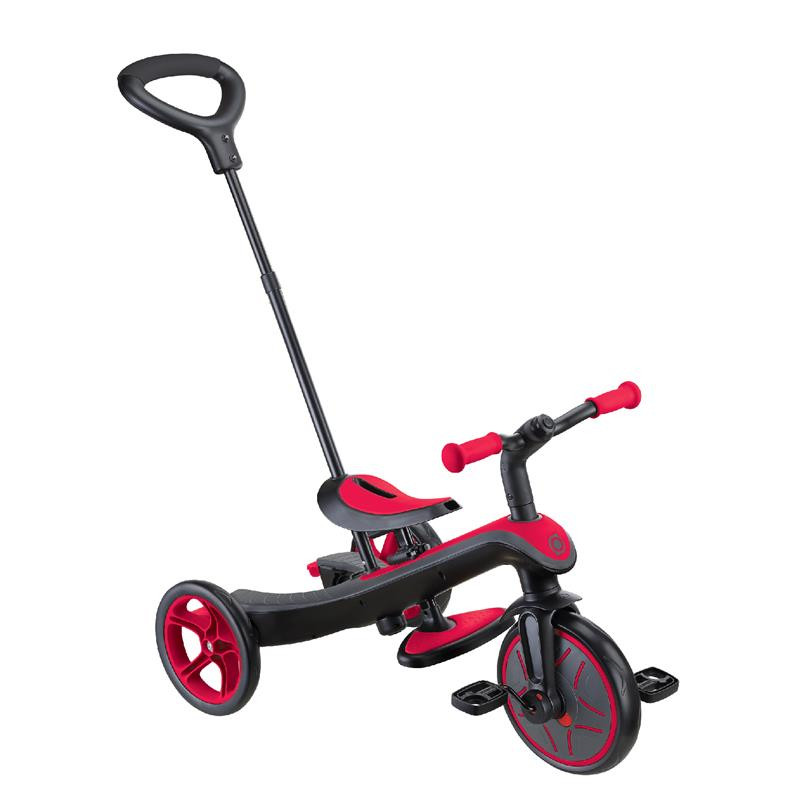 Велосипед дитячий EXPLORER TRIKE 4в1 DELUXE PLAY GLOBBER 634-102 червоний, до 20кг