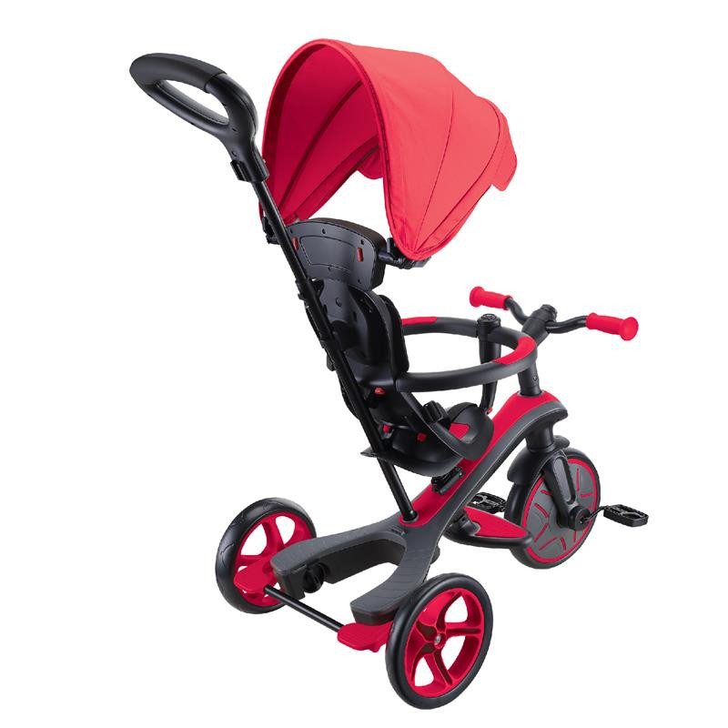 Велосипед дитячий EXPLORER TRIKE 4в1 DELUXE PLAY GLOBBER 634-102 червоний, до 20кг