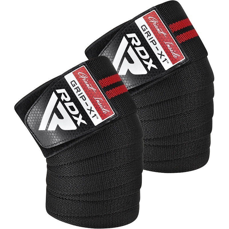 Бинты на колени GYM KNEE WRAP R11 RDX Inc Limited WAH-KR11BR, BLACK/RED