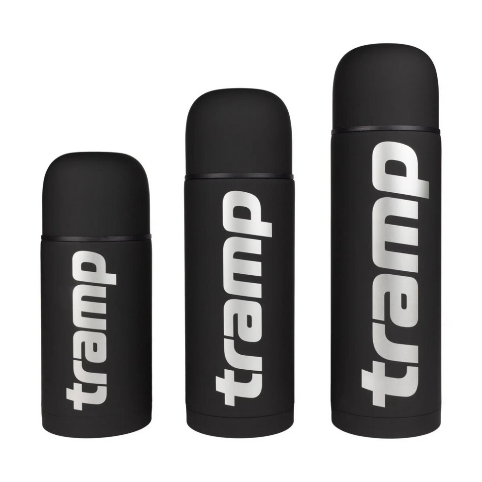 Термос Soft Touch Tramp UTRC-110-black, чорний 1,2 л