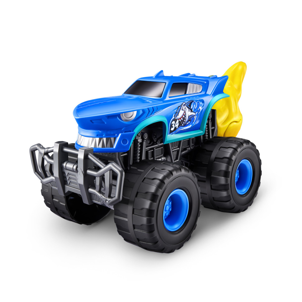 Детская игрушка Monster Wheels Шарк Трек Smashers 74103D в наборе с аксессуарами