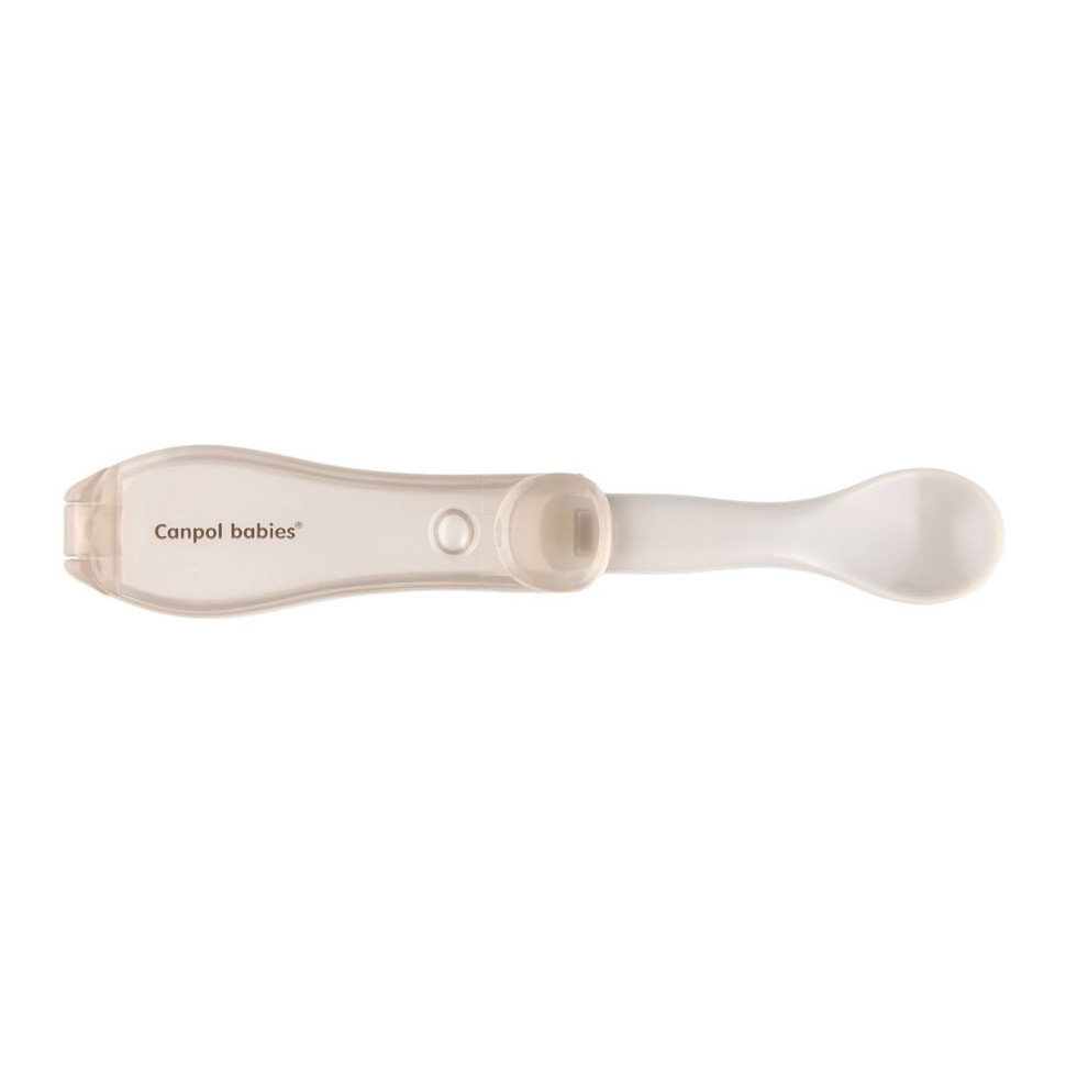 Складна дорожня дитяча ложечка Canpol babies 56/611_grey сіра