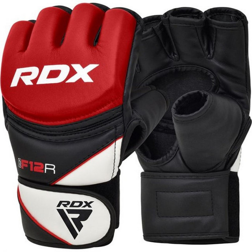 Перчатки для ММА F12 Model GGRF RDX Inc Limited GGR-F12R-L, Red, L (капа в комплекте)