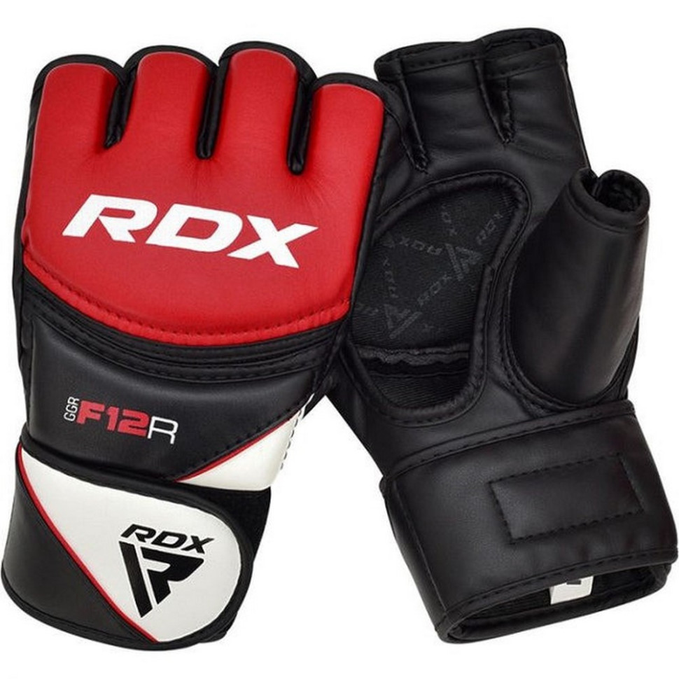 Перчатки для ММА F12 Model GGRF RDX Inc Limited GGR-F12R-L, Red, L (капа в комплекте)