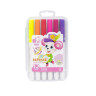 Фломастер - кисточка "Water color pen" 12 цветов Bambi 228-12 в пластиковом боксе 