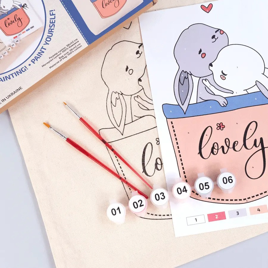 Набір для розфарбовування еко-сумки