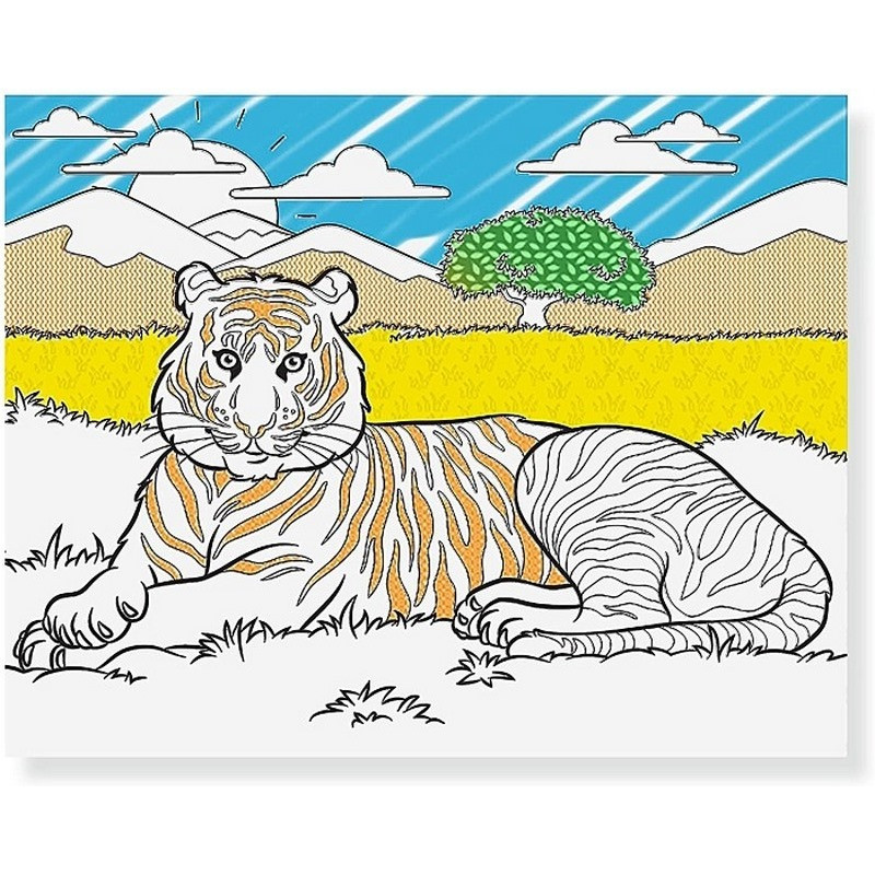 Альбом раскрасок для мальчиков Melissa&Doug MD9431 разные текстуры бумаги