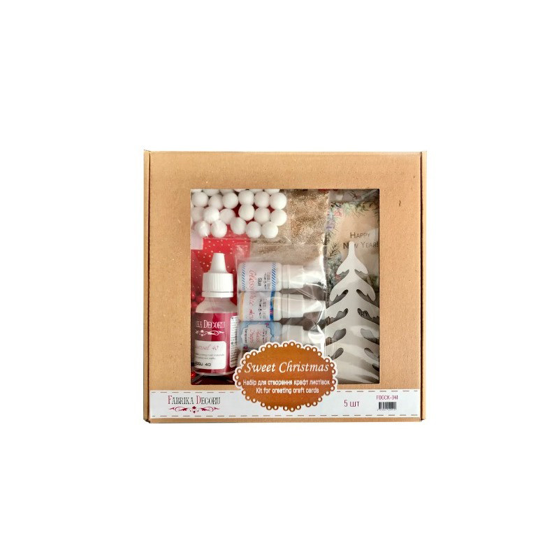 Набор для создания Рождественских открыток
