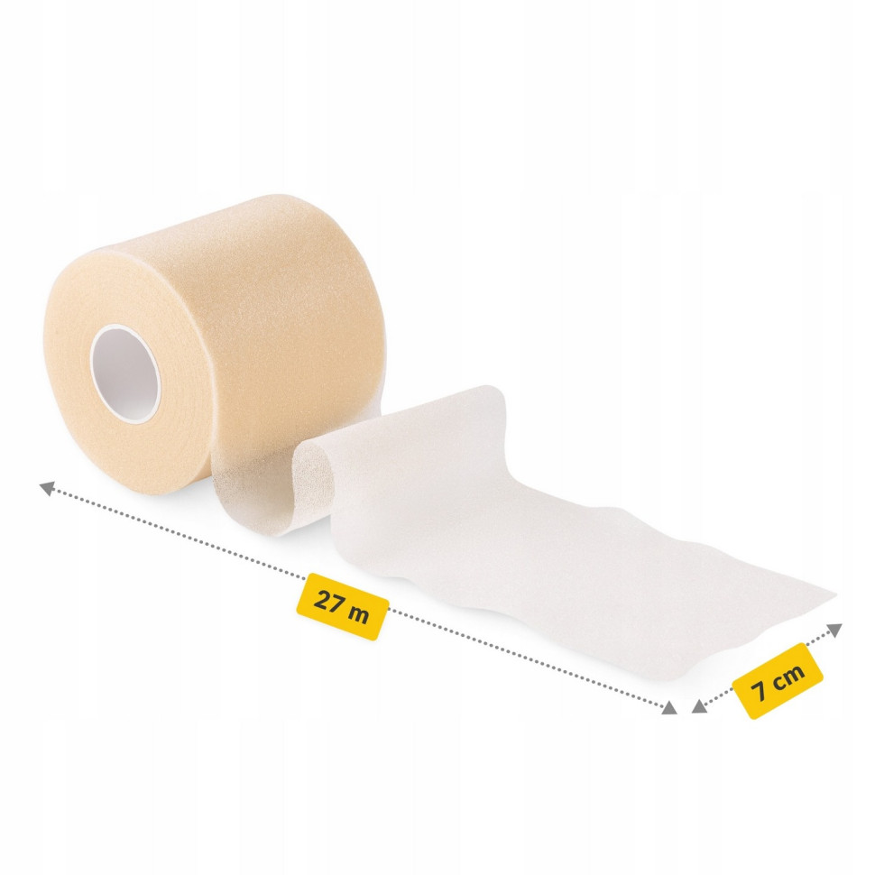 Подкладка под тейп Foam Wrap 4FIZJO P-5905973401524 Beige 7 см x 27 м