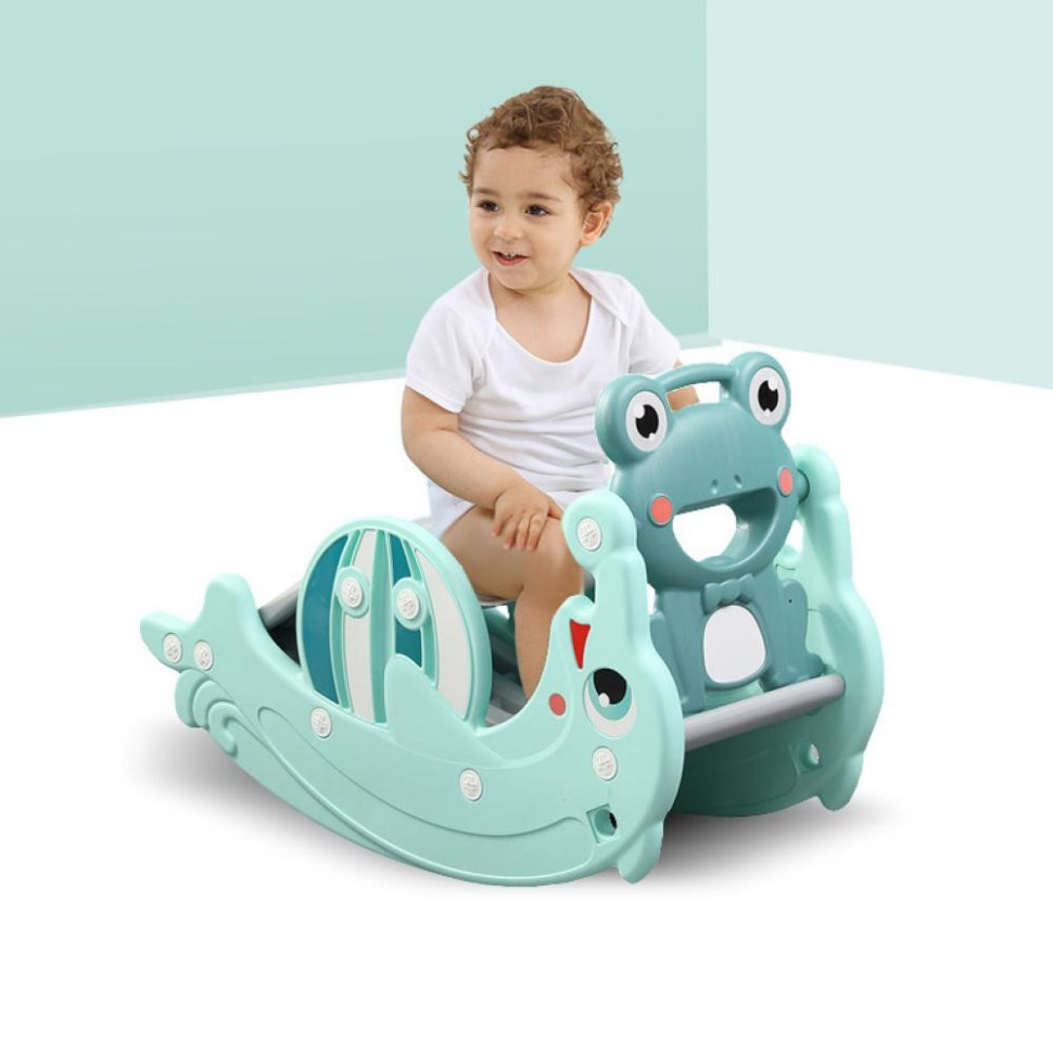 Детский игровой комплекс Froggy Mealux KD-D011 Mint мятный