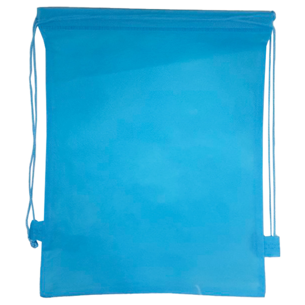 Детская сумка для обуви Bambi MK 3113(Light-Blue) на затяжке, размер 28х36 см