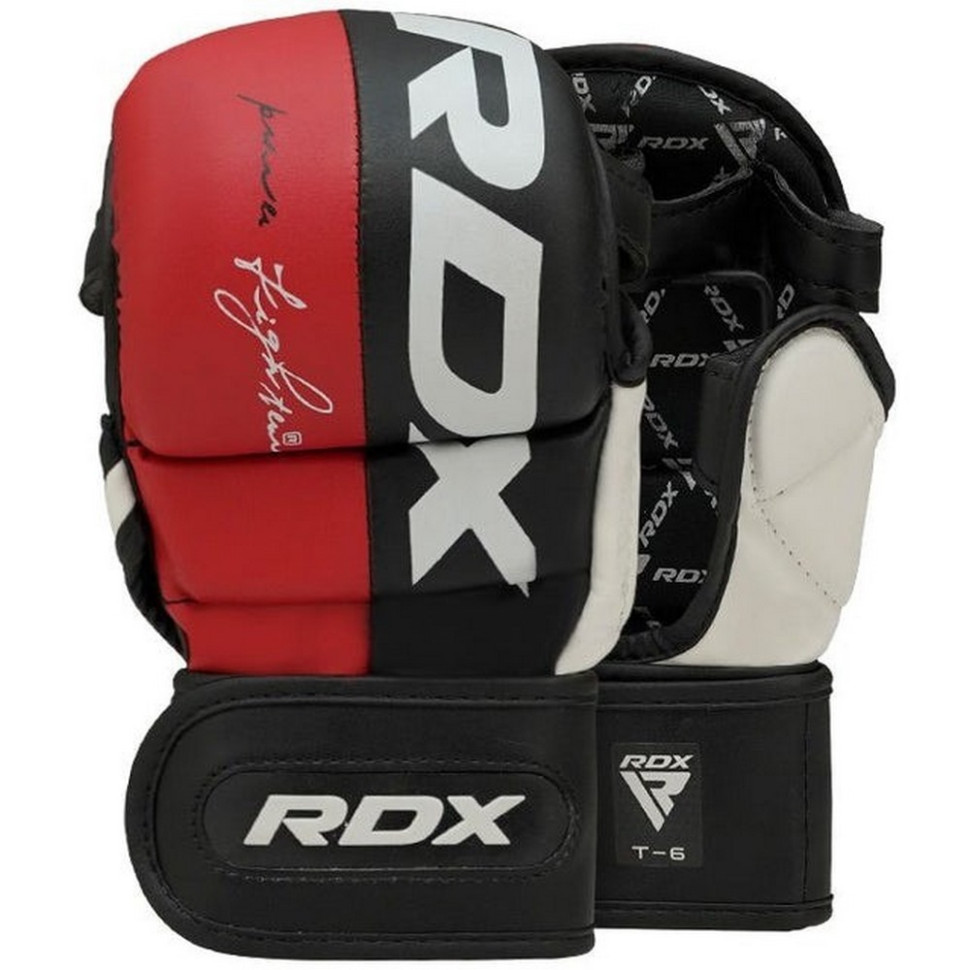 Перчатки для ММА T6 Plus Rex RDX Inc Limited GGR-T6R-M+ Red, M