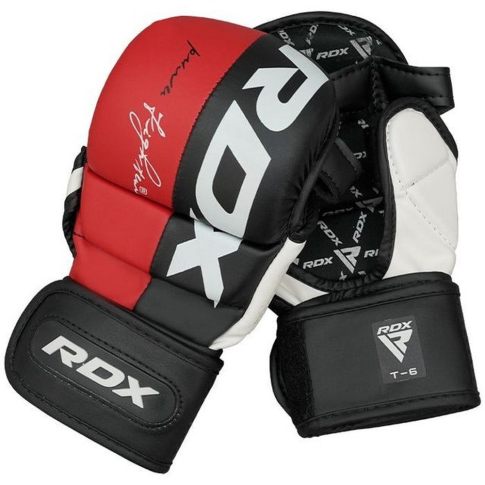 Перчатки для ММА T6 Plus Rex RDX Inc Limited GGR-T6R-M+ Red, M
