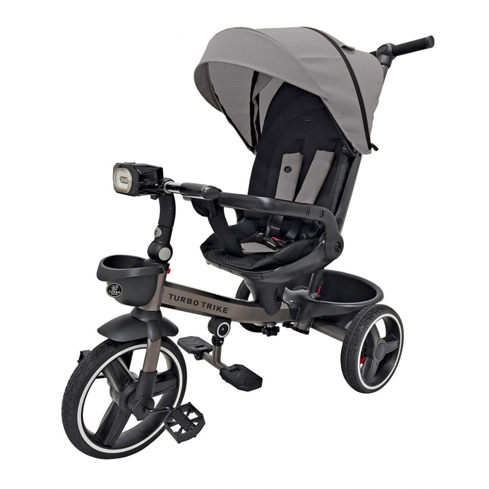 Дитячий триколісний велосипед Turbotrike MT 1002-8 сірий