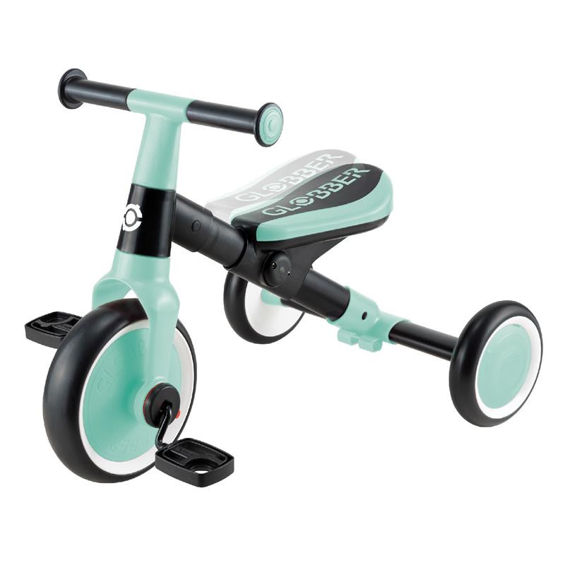 Велосипед детский LEARNING TRIKE 2в1 GLOBBER 735-206 мятный, до 20кг, 3 колеса